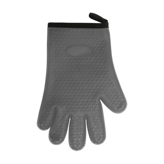 Unique Bargains 1 Pc Comfortable Oven Mitts for Kitchen Gray