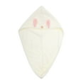 thumbnail image 1 of Unique Bargains 1 Pc Comfortable Rabbit Ears Hair Towel for Bathroom Hotel Coral Fleece Beige, 1 of 5