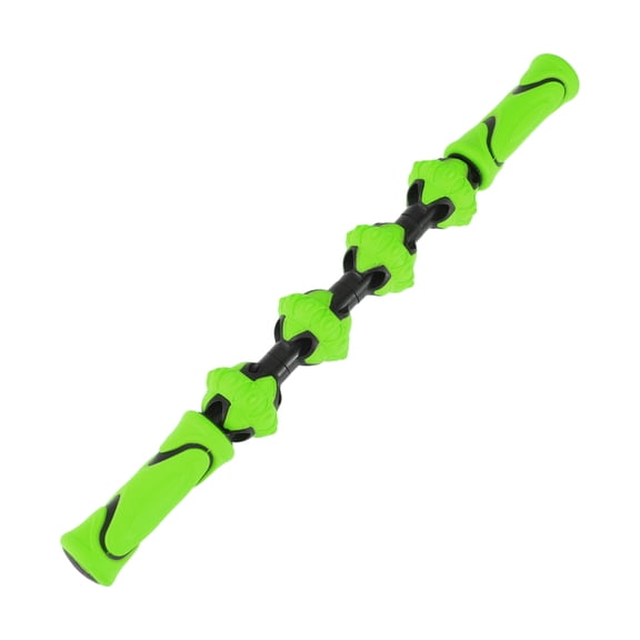 Unique Bargains 1 Pc Comfortable Roller Manual Massager Tools 18.9"x1.97"x1.97" Green