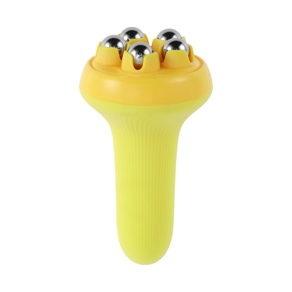 Unique Bargains 1 Pc Comfortable Roller Massager Manual Massager Tools 5.71"x3.07" Yellow