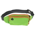 thumbnail image 1 of Unique Bargains 1 Pc Comfortable Running Belt Double Layer Sports Waist Bag for Sports Phone Keys Green, 1 of 6