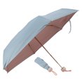 thumbnail image 1 of Unique Bargains 1 Pc Compact Umbrella 5-Fold Umbrella Pink Blue, 1 of 6