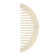 thumbnail image 1 of Unique Bargains 1 Pc Convenient Half Round Hair Comb White Acetate Sheet, 1 of 6