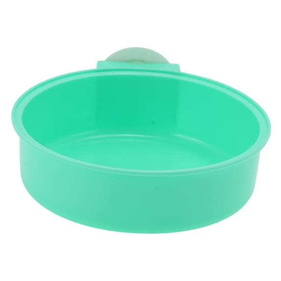Unique Bargains 1 Pc Convenient Hanging Dog Bowl for Indoor and Outdoor Plastic Green Large