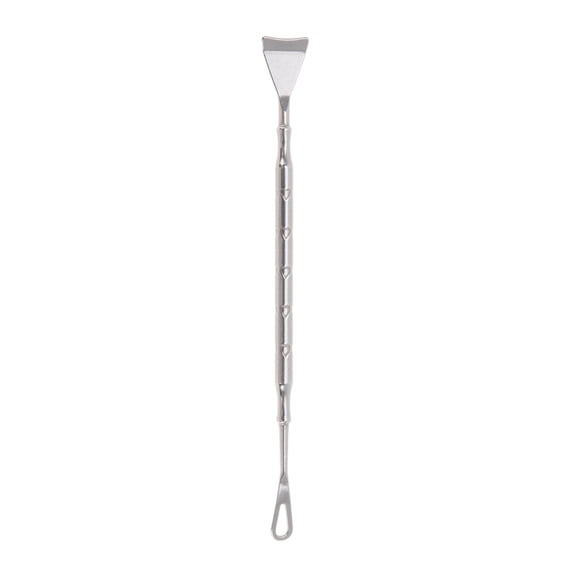Unique Bargains 1 Pc Convenient Heart Pimple Extractor Silver Tone