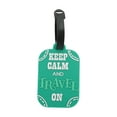 thumbnail image 1 of Unique Bargains 1 Pc Convenient Luggage Tag for Travelling Green Soft Rubber, 1 of 5