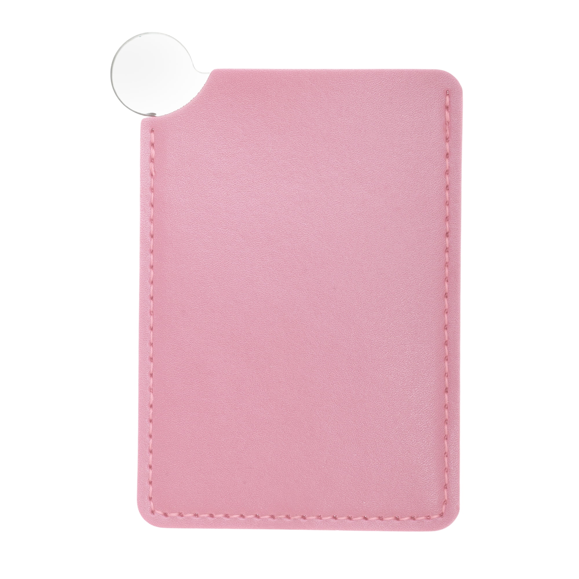 Unique Bargains 1 Pc Convenient Makeup Mirror Pink