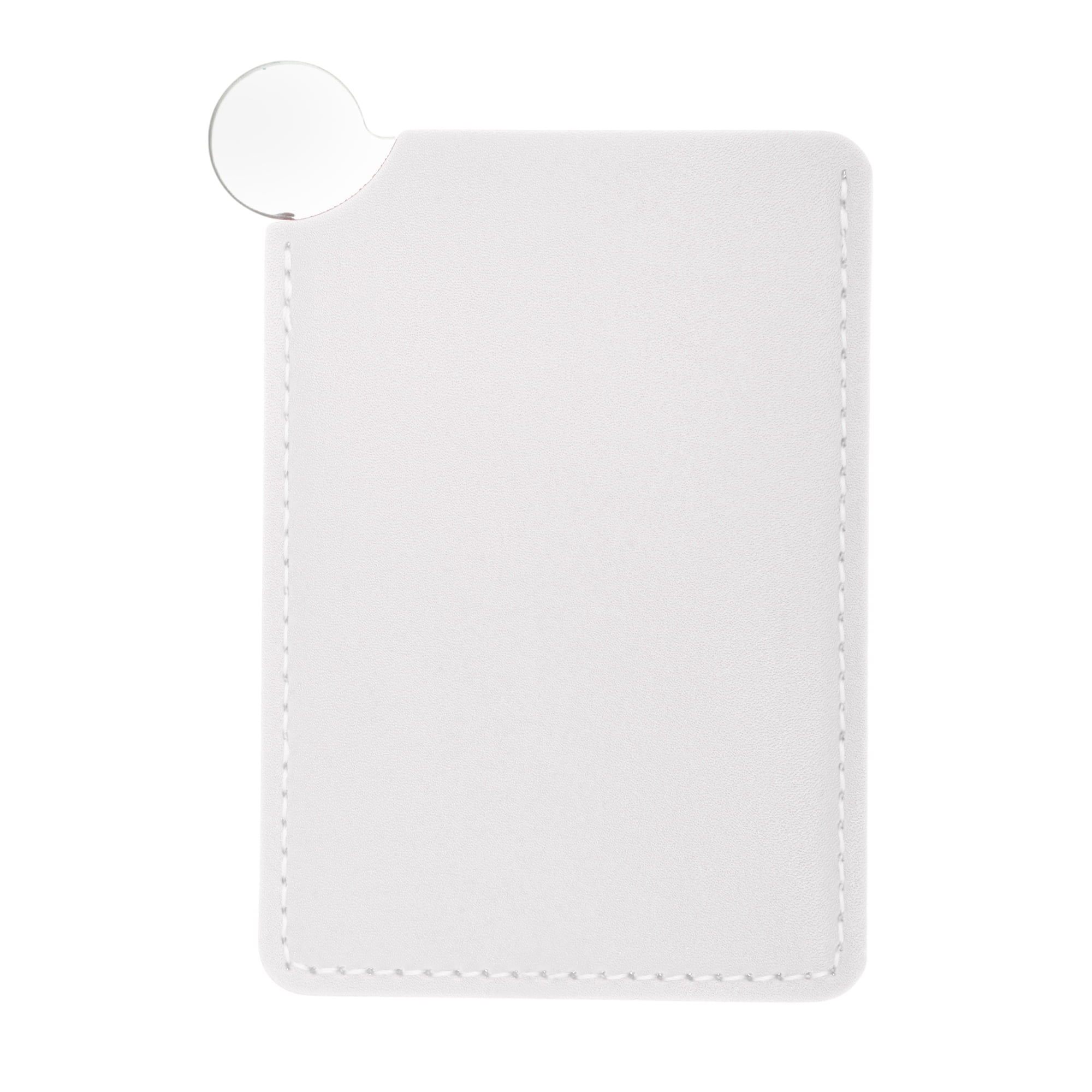 Unique Bargains 1 Pc Convenient Makeup Mirror White