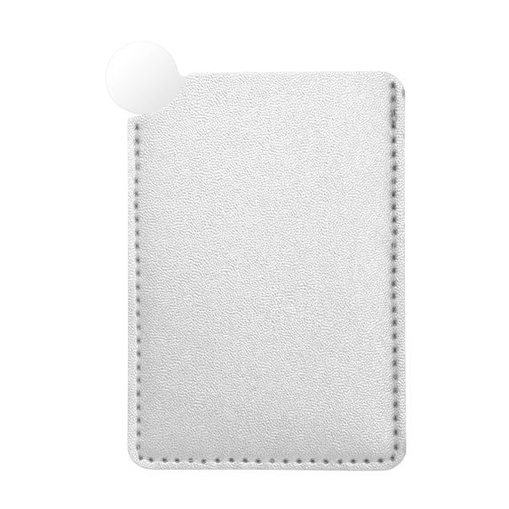 Unique Bargains 1 Pc Convenient Makeup Mirror for Business Travel Silver Tone Stainless Steel