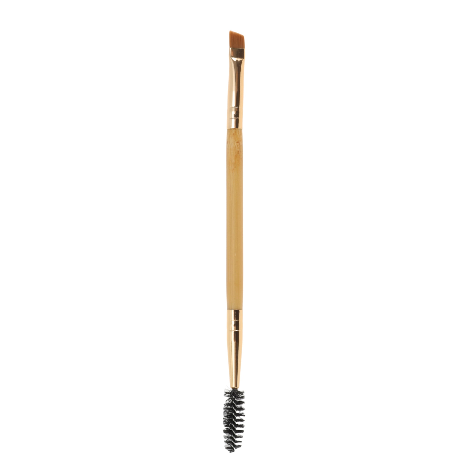 Unique Bargains 1 Pc Convenient Soft Nylon Bristles Eyelash Brush for Vacation Brown