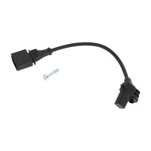 Unique Bargains 1 Pc Crankshaft Position Sensor for VW Fox Hatchback 1.6 Total Flex 03-14 Sturdy Metal Plastic Black Engine Crank CKP Sensor