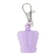 thumbnail image 1 of Unique Bargains 1 Pc Crown Lip Gloss Keychain Cap Purple Silicone, 1 of 5