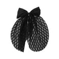 thumbnail image 1 of Unique Bargains 1 Pc Cute Bow Ribbon Hair Clips Black, 1 of 5