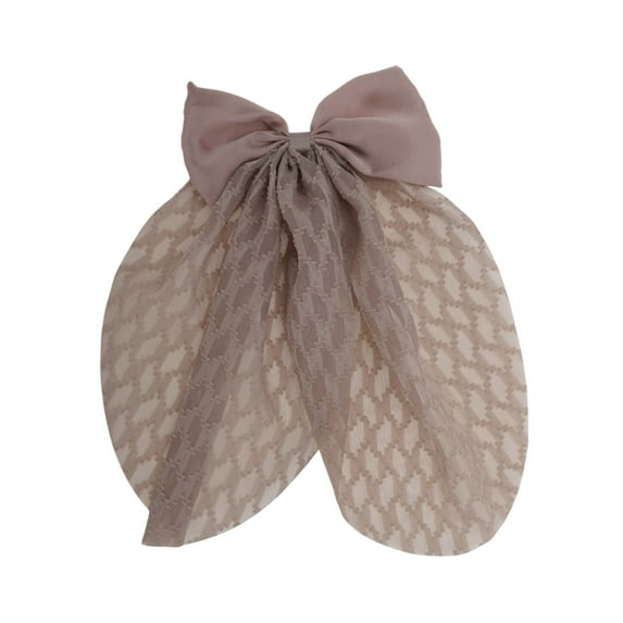 Unique Bargains 1 Pc Cute Bow Ribbon Hair Clips Fuchsia