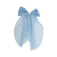 thumbnail image 1 of Unique Bargains 1 Pc Cute Bow Ribbon Hair Clips Sky Blue, 1 of 5