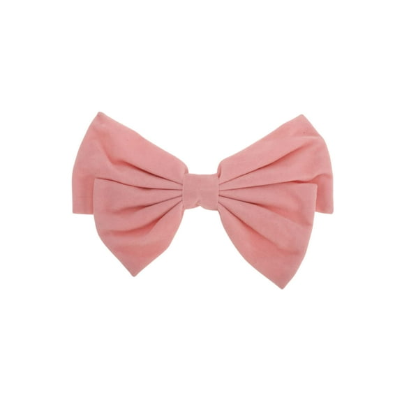 Unique Bargains 1 Pc Cute Bow Spring Hair Clips Pink