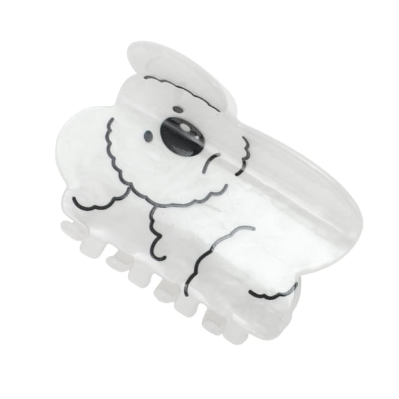 Unique Bargains 1 Pc Cute Cartoon Koala Hair Clips for Home White