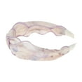 thumbnail image 1 of Unique Bargains 1 Pc Cute Chinese Style Printed Knotted Headband Headbands for Women Purple, 1 of 5