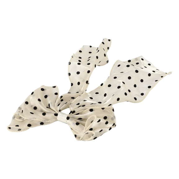Unique Bargains 1 Pc Cute Dots Hair Pins Hairdo Pins for Women 12.20"x6.89"x0.98" Beige