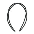 thumbnail image 1 of Unique Bargains 1 Pc Cute Elliptical Headbands for Women Bright Black, 1 of 6