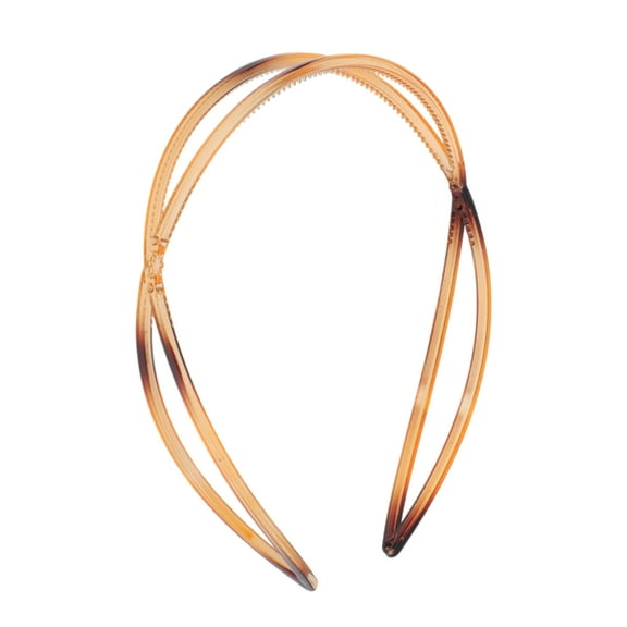 Unique Bargains 1 Pc Cute Elliptical Headbands for Women  Brown