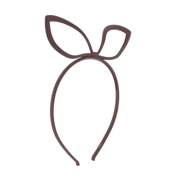 Unique Bargains 1 Pc Cute Frosted Animal Headbands for Women Purple