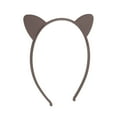 thumbnail image 1 of Unique Bargains 1 Pc Cute Frosted Cat Headbands for Women Dark Brown, 1 of 6