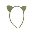 thumbnail image 1 of Unique Bargains 1 Pc Cute Frosted Cat Headbands for Women Green, 1 of 6