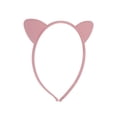 thumbnail image 1 of Unique Bargains 1 Pc Cute Frosted Cat Headbands for Women Pink, 1 of 6