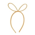thumbnail image 1 of Unique Bargains 1 Pc Cute Frosted Rabbit Headbands for Women Yellow, 1 of 6
