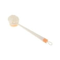 thumbnail image 1 of Unique Bargains 1 Pc Cute Long Handle Bath Brush for Bathroom White, 1 of 7