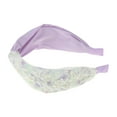 thumbnail image 1 of Unique Bargains 1 Pc Cute Mesh Cross Headband Headbands for Women Purple, 1 of 5