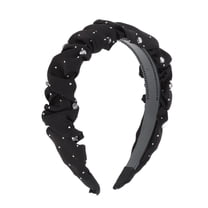Unique Bargains 1 Pc Cute Rhinestone Gypsophila Headbands for Women Black