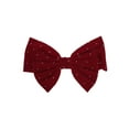 thumbnail image 1 of Unique Bargains 1 Pc Cute Rhinestones Bow Spring Hair Clips Wine Red, 1 of 5