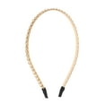 thumbnail image 1 of Unique Bargains 1 Pc Cute Thin Chain Headbands for Women Gold Tone, 1 of 6