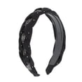 thumbnail image 1 of Unique Bargains 1 Pc Cute Twists Gypsophila Headbands for Women Black, 1 of 6