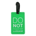 thumbnail image 1 of Unique Bargains 1 Pc DO Pattern Luggage Tag for Travelling Green, 1 of 5
