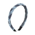 thumbnail image 1 of Unique Bargains 1 Pc Denim Braid Headbands Light Blue, 1 of 6