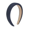 thumbnail image 1 of Unique Bargains 1 Pc Denim High Cranium sponge Headbands Deep Blue, 1 of 6