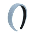 thumbnail image 1 of Unique Bargains 1 Pc Denim High Cranium sponge Headbands Light Blue, 1 of 6
