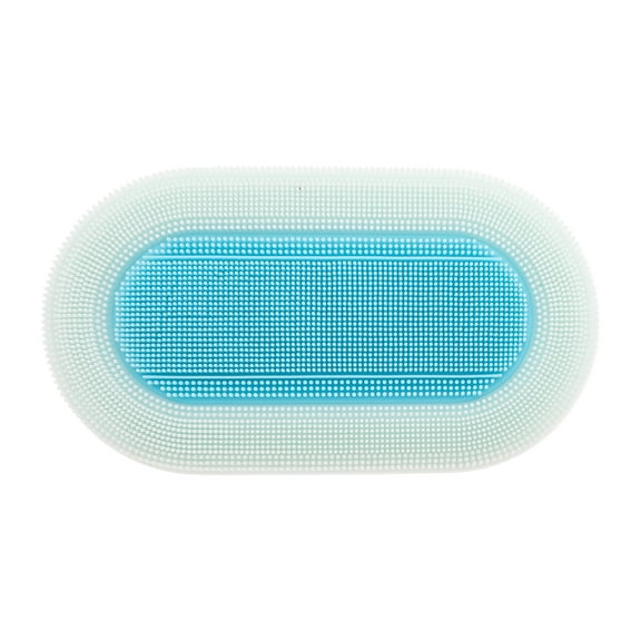 Unique Bargains 1 Pc Detachable Silicone Facial Cleansing Brush Blue 4.33"x2.44"x1.26"