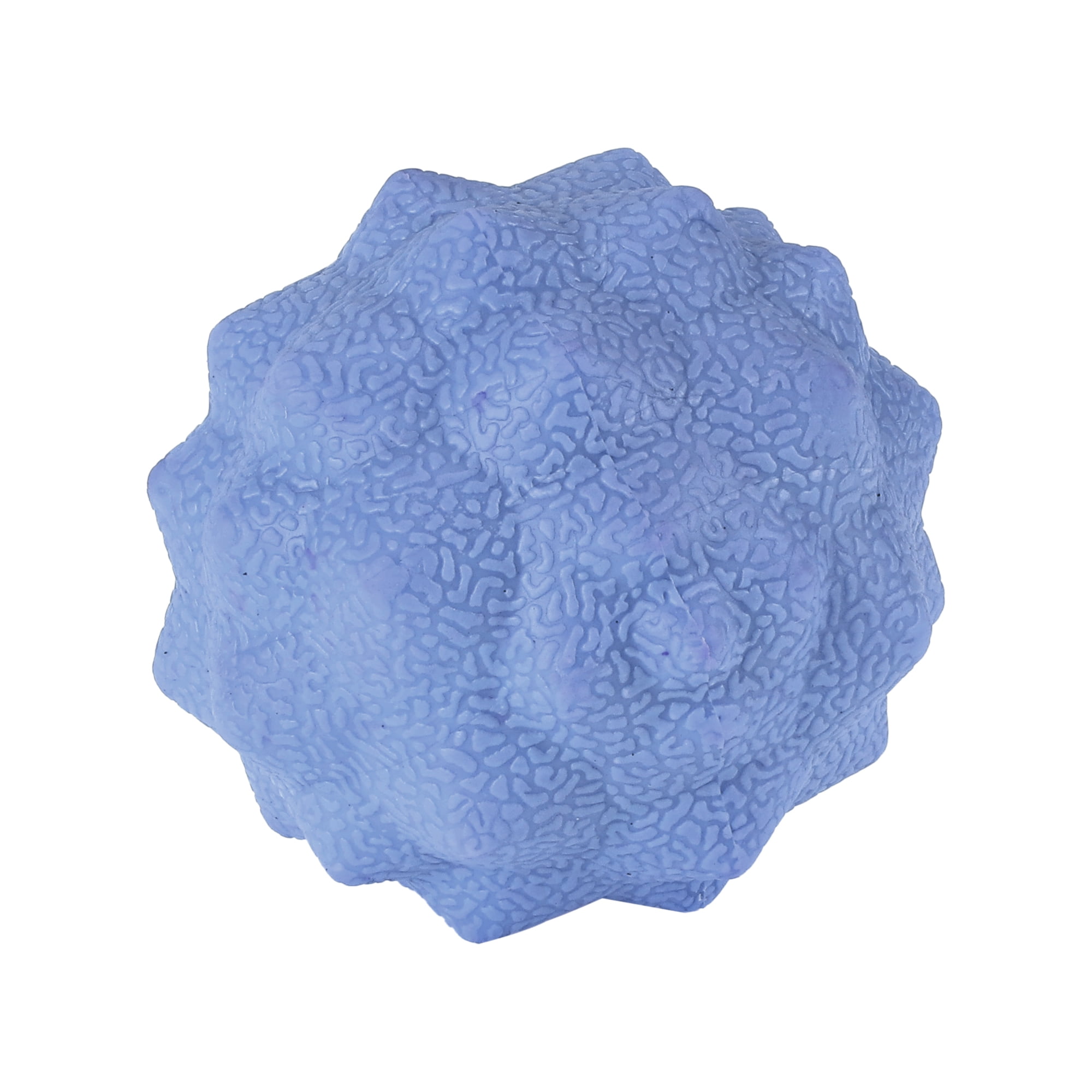 Unique Bargains 1 Pc Diamond Massage Ball for Travel Home Gym Blue