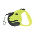 thumbnail image 1 of Unique Bargains 1 Pc Dog Face Style Pet Leash Scaling Dog Leash for Dog 16.4ft Long Yellow, 1 of 6