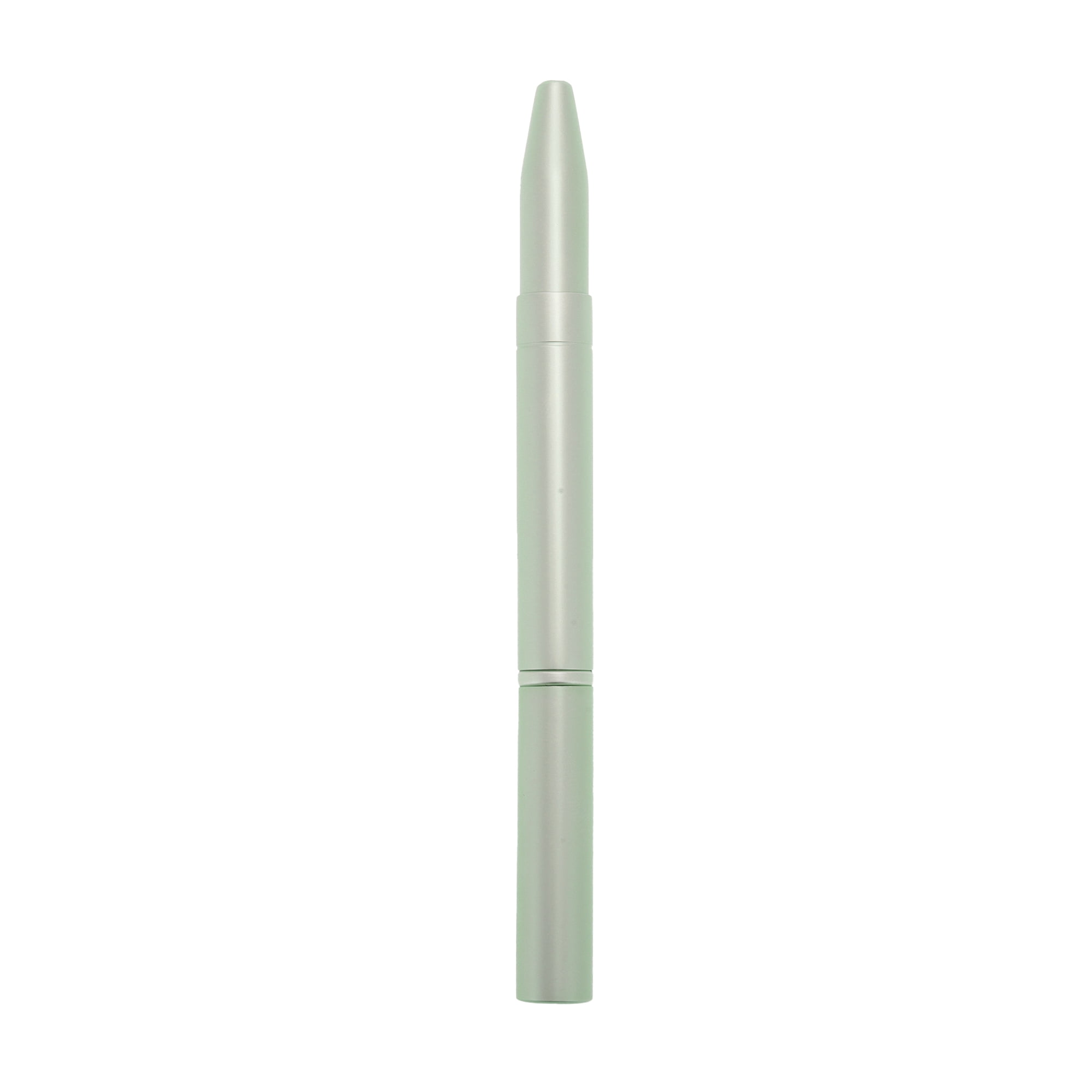 Unique Bargains 1 Pc Double Head Lip Brush for Travel Green