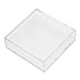 thumbnail image 1 of Unique Bargains 1 Pc Double Layer Right Angle Nail Storage Box Clear Plastic, 1 of 5