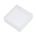 thumbnail image 1 of Unique Bargains 1 Pc Double Layer Right Angle Nail Storage Box White Plastic, 1 of 5