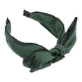thumbnail image 1 of Unique Bargains 1 Pc Double Layered Bow Knot Headband Hairband for Women Green 2.6 Inch Wide, 1 of 7