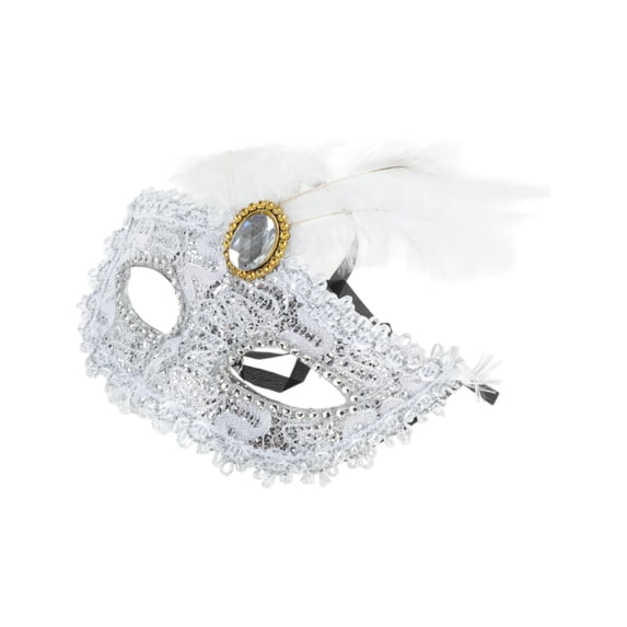 Unique Bargains Halloween Christmas 1 Pc Dragon Pattern Feather Half ...