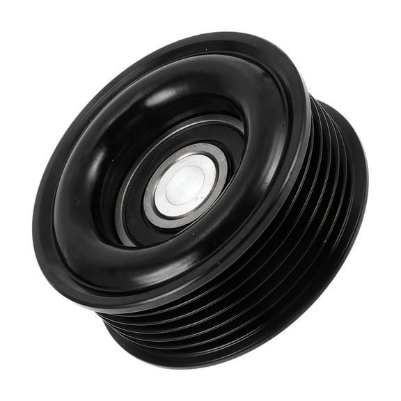 Unique Bargains 1 Pc Drive Belt Idler Pulley for Toyota Tundra 2000-2009,for Toyota Land Cruiser 1998-2007 Iron Black Serpentine Tensioner Pulley Idler