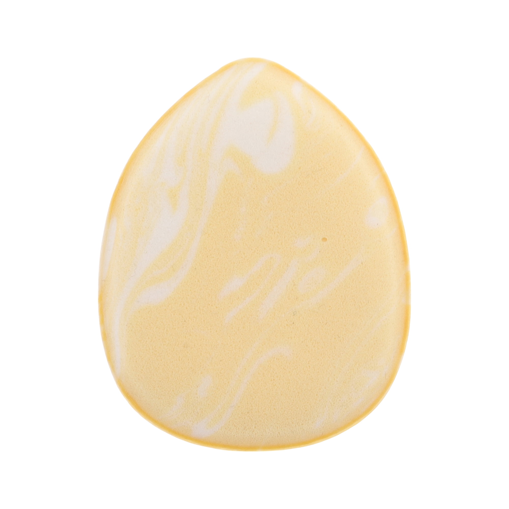 Unique Bargains 1 Pc Dual Color Face Makeup Sponge Yellow, White